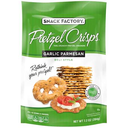 PRETZEL CRISPS Pretzel Crisps Garlic 7.2 oz., PK12 110610